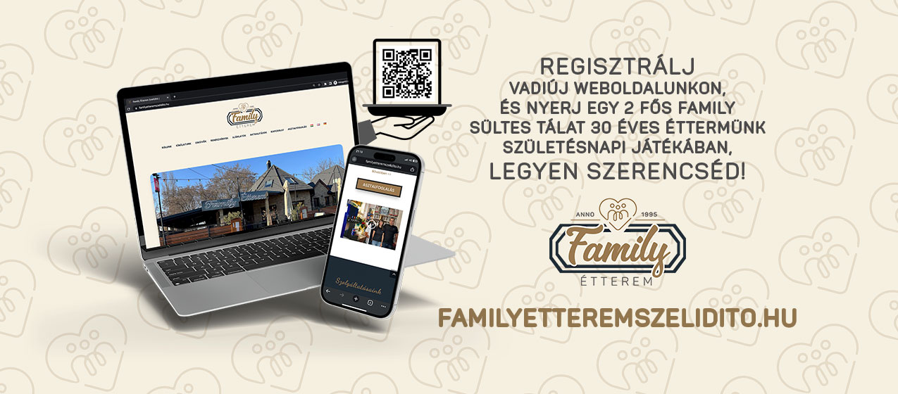 Regisztráció<br />
Nyereményjáték<br />
Family Étterem<br />
Szelidi Tó<br />
Dunapataj<br />
Étterem<br />
Restaurant